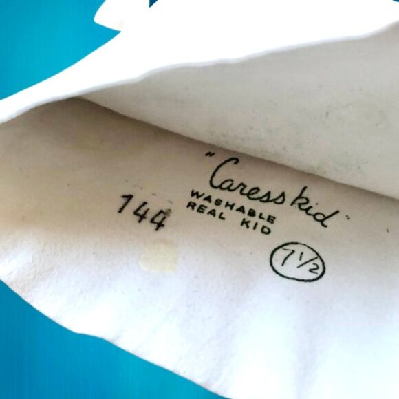 Vintage Kid Leather Gloves Washable Opera Length by Superb West Germany - Picture 11 of 16